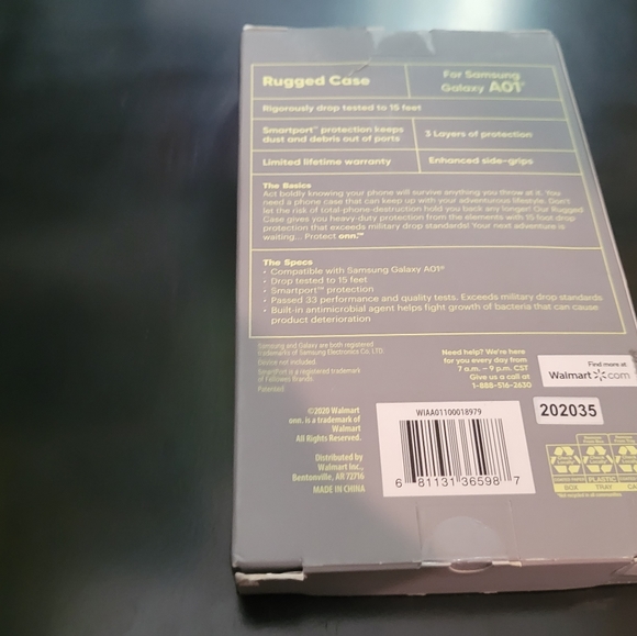 Samsung Galaxy A01 Rugged Phone Case Unopened Damaged Packaging Unopen With Tags - Picture 8 of 12